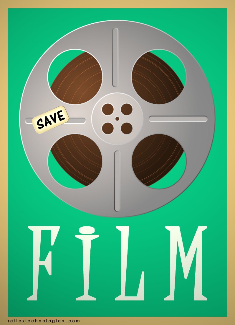 Save Film poster (green)